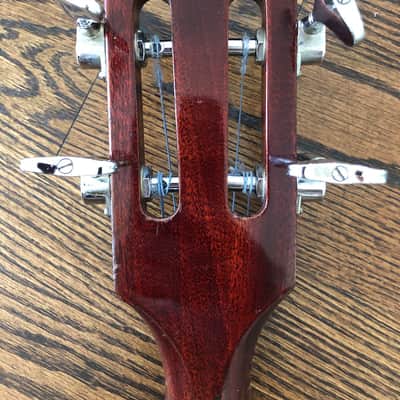 Gibson Left Handed EB-0 1971 Cherry Red with Gibson Gig Bag image 13