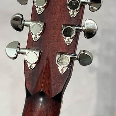 Tanglewood TW45-VS Sundance  Solid Cedar/Mahogany Super Folk Cutaway with Electronics  Vintage Sunburst Gloss made in the UK image 6