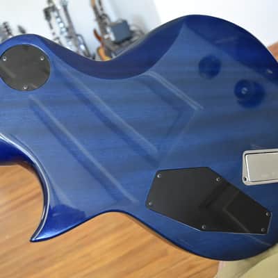 ESP E-II Eclipse , 2025, Blue natural fade, Burl top, OHSC, Exceptional condition image 9