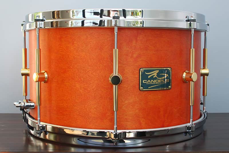 Canopus "The Maple" 8" x 14" Snare Drum Navel Oil image 1