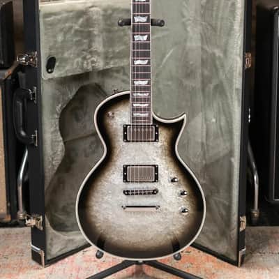 ESP Custom Shop Original Series Eclipse Electric Guitar - Silver Liquid Metal Burst with Hardshell Case image 12