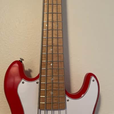 JLC Guitars Anaheim Bass 5 - Gloss Cherry Bomb image 3