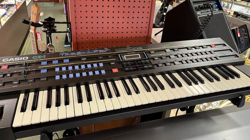 Casio CZ-1 61-Key Synthesizer 1986 - Black image 1