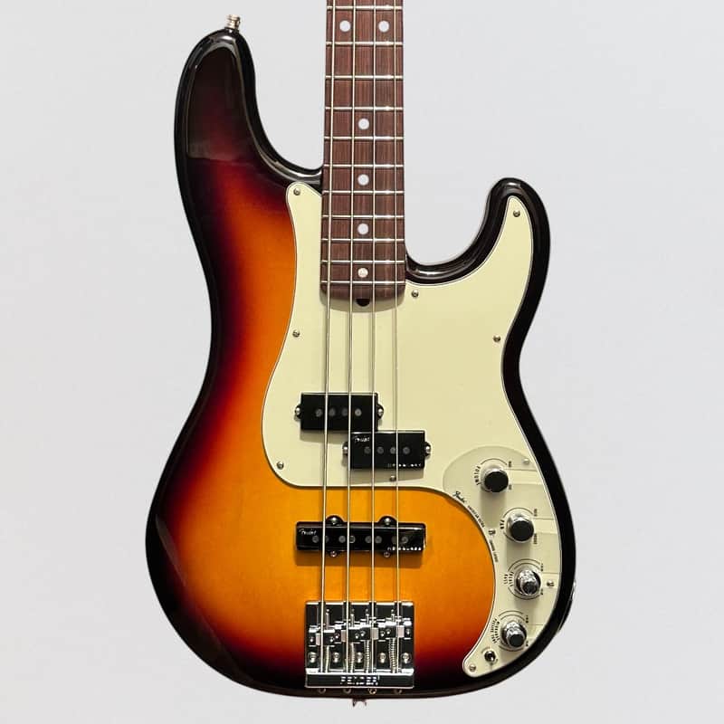 Fender American Ultra Precision 4 String USA Electric Bass Guitar 2024 - Ultraburst image 1