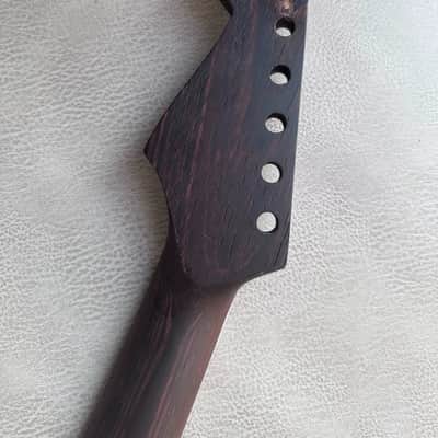 22-Fret Wenge Stratocaster Guitar Neck image 2