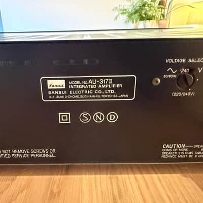 Sansui AU-317 II Integrated Amplifier – Fully Restored / Recapped + Relay Replaced (EU 240V) image 7