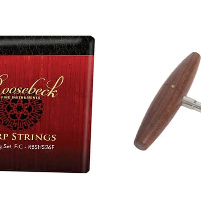 Roosebeck Woodlands Harp 26-Strings w/ Full Chelby Levers image 5