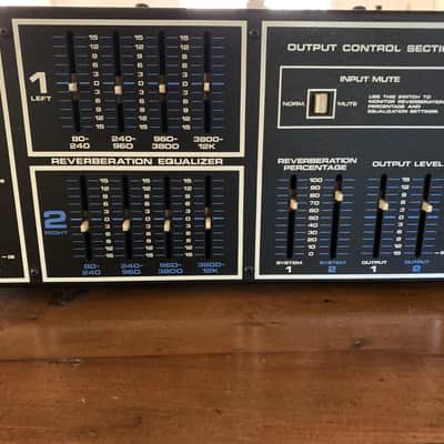 TAPCO 4400 Stereo Spring Reverb 1970's - black image 3