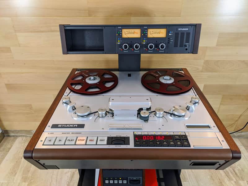 Studer A820 Reel Master Recorder 1/4" 2-Track Tape Machine A-820 Restored image 1