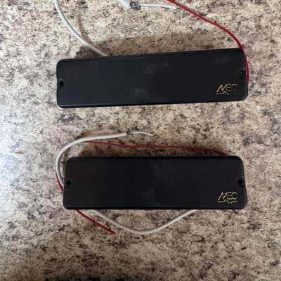 MEC 6 String bass pickups active soap bar 2006 - Black image 1