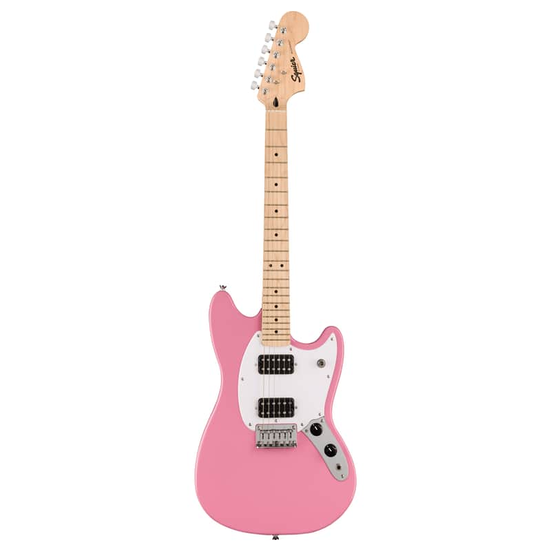 Squier Sonic Mustang HH Electric Guitar - Flash Pink image 1