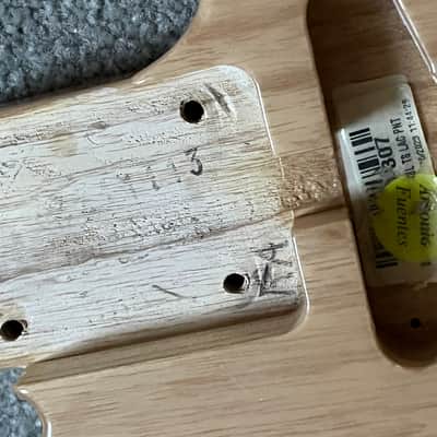 Fender American Vintage Telecaster Ash 2020s guitar body BLEM natural image 3