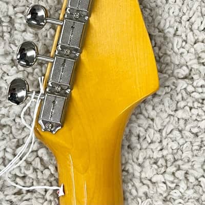 Mint Fender American Vintage II 1957 Seafoam Left Handed Stratocaster with Case image 4