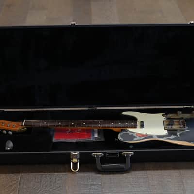 2007 Fender Artist Series Joe Strummer Telecaster MIM Electric Guitar Black Relic + OHSC image 21