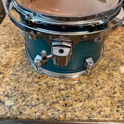 Taye Pro X 12” x 9” Tom 2010’s - Blue Satin with suspension mount image 2