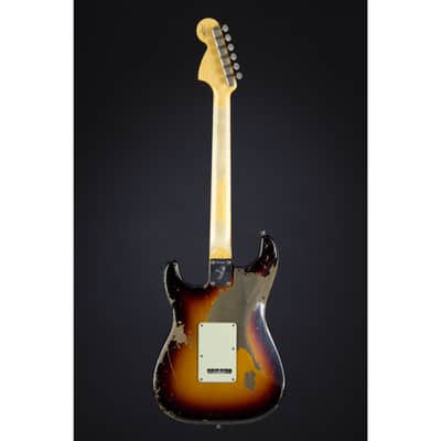 Fender '68 Strat Relic Michael Landau Signature 3-Color Sunburst - Custom Electric Guitar image 3