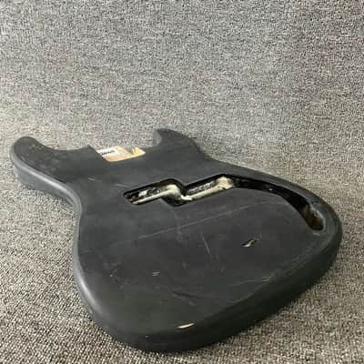 Black 4 String Precision P Bass Style Basswood Body image 8