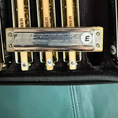 Case of 7 Hohner Crossover Harmonicas - Like new image 7