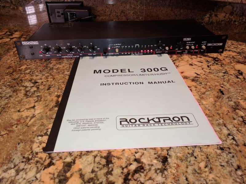 Rocktron 300 G Compressor/Limiter/Hush Black image 1