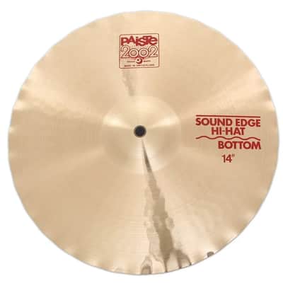 Paiste 14" 2002 Sound Edge Hi-Hat Cymbal (Bottom)