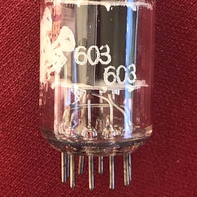 Amperex Bugle Boy ECC83 / 12AX7 Tube Short Plate, Rare Double Print image 2