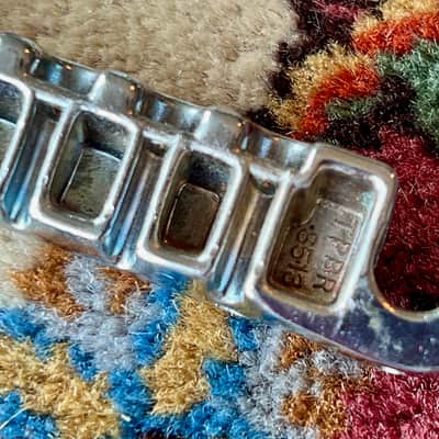 1960's Chrome Gibson Wraparound Bridge Les Paul Junior SG TPBR 8513 12809 Lightning Bar image 7