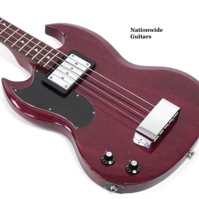 1972 Gibson EB-0 Bass Ultra Rare Left Handed - Cherry Finish - Slot Headstock Lefty Bass image 5