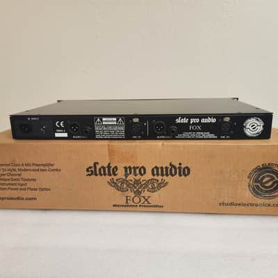 Slate Pro Audio Fox 2-channel Microphone Preamp 1073-style mic pre image 4
