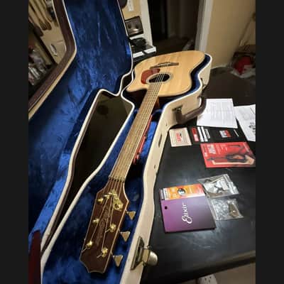 Luthier repaired Takamine GD93CE Series Dreadnought Cutaway Acoustic/Electric Guitar 2023 - Natural Gloss image 18