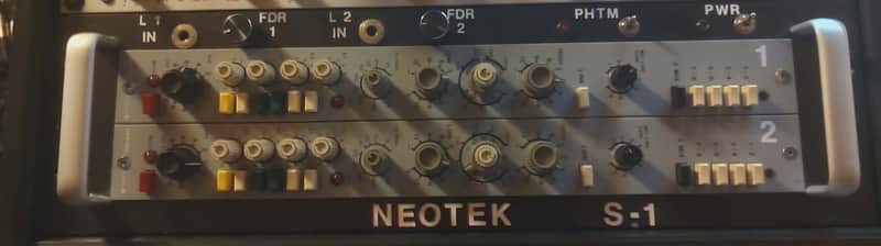 PAIR of Neotek S-1 Channel Strips w/EQ, Phantom & DIs image 1
