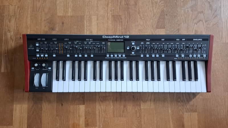 Behringer DeepMind 12 49-Key 12-Voice Polyphonic Analog Synth 2016 - Present - Black image 1