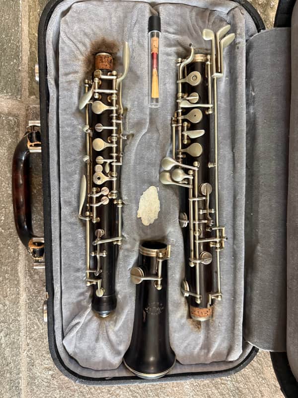 La Margue brand wood  Oboe with case. Made in France image 1