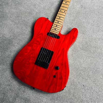 2000s Fernandes TE-85T Ash Telecaster MIJ - Takuya Signature Japan Transparent Red image 16