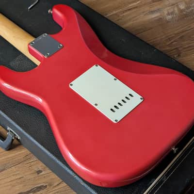 1984 Tokai Goldstar Sound TST-55 Electric Guitar Vintage RARE Pearl Pink Metallic All Original image 19