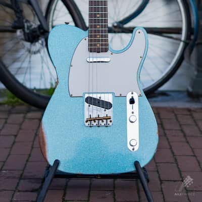Fender Custom Shop Telecaster '61 Reissue Aged Daphne Blue Sparkle image 3