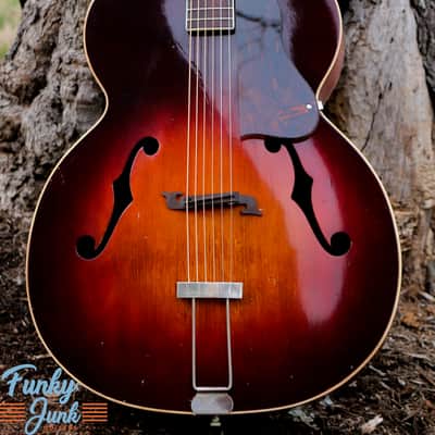 ~Tone Monster~ 1952 Wabash by Kay Jumbo Jazzbox Archtop Guitar ~ Made in USA! Harmony Silvertone ! image 10