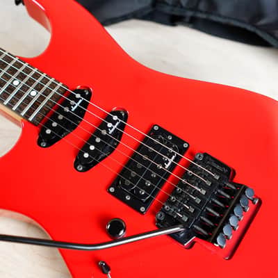 Charvel DK-065 SSH Model 3 Lefty 1990 Ferarri Red Made in Japan MIJ w/ Bag image 7