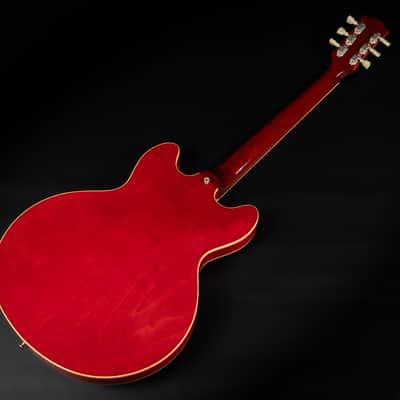 2014 Gibson Custom Shop 50th Anniversary '63 ES-335TDC VOS - Faded Cherry | USA Memphis 1963 Reissue Block Inlays 3.56kg | CoA OHSC image 12
