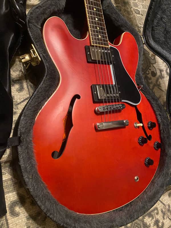 Gibson ES-335 Dot 2006 - 2014 - Satin Red image 1