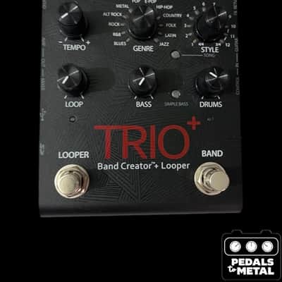 DigiTech TRIO Plus Band Creator + Looper w/ Power Supply 2010s - Black - X18699 image 2