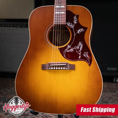 Gibson Hummingbird Special Dreadnought Acoustic/Electric Guitar - Honey Burst Satin with Gig Bag image 1