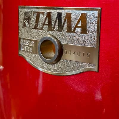 Tama Granstar Custom 5-Piece Drum Set - 1987 - Candy Apple Red - with Hard Shell Cases image 15