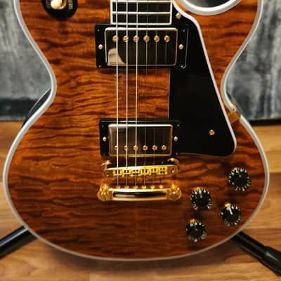 Gibson Les Paul Custom 2025 - 7A Quilt Top Siberian Tiger image 2