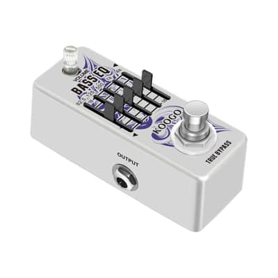 KOOGO LEF-317A Guitar Equalizer Pedal 5-band Parametric EQ Guitar Effect Pedal Frequency Compensator ±18dB Range for Mini Size--Shipped from Irvine Warehouse in California by USPS image 2