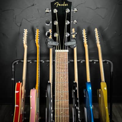 Fender CD-60S Dreadnought Acoustic Guitar - Black image 4