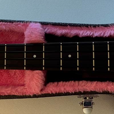 1997 Washburn AB-30 Acoustic/Electric Bass in natural with OHSC. image 4