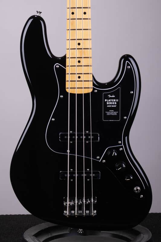 Fender Player II Jazz Bass - Black with Maple Fingerboard image 1