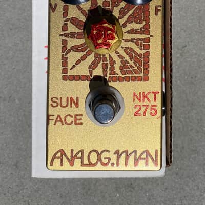 Analogman Sun Face White Dot NKT 275 Germanium Fuzz with Sun Dial