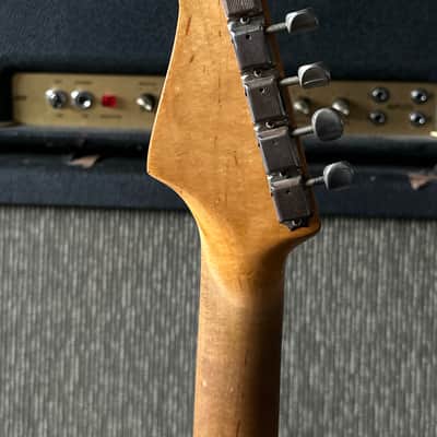 1959 Fender Stratocaster Candy Apple Red Refin Original Parts Sounds Magical image 11
