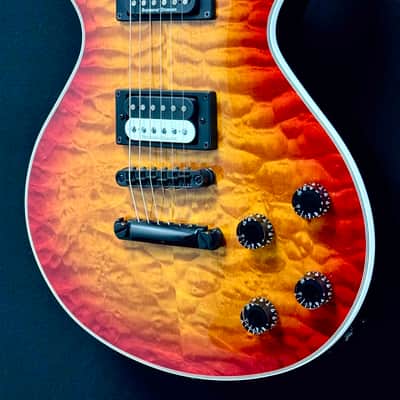 Dean Dean Thoroughbred Select Floyd Quilted Maple 2021 - Natural Black Burst image 4